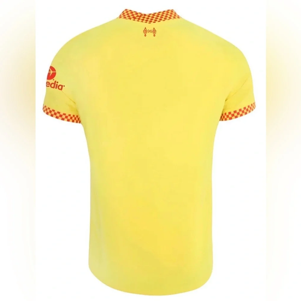 Liverpool Nike 2021/22 Third Vapor Match Stadium‎ Jersey Yellow Sz Large (boys)